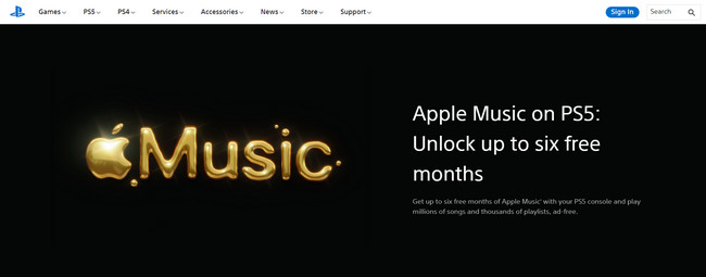 get apple music free Through PS5